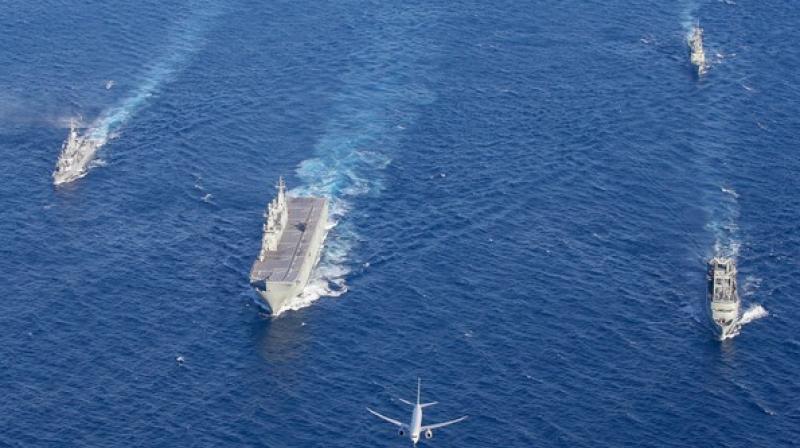 France, India begin \Varuna\ naval exercise off Goa coast