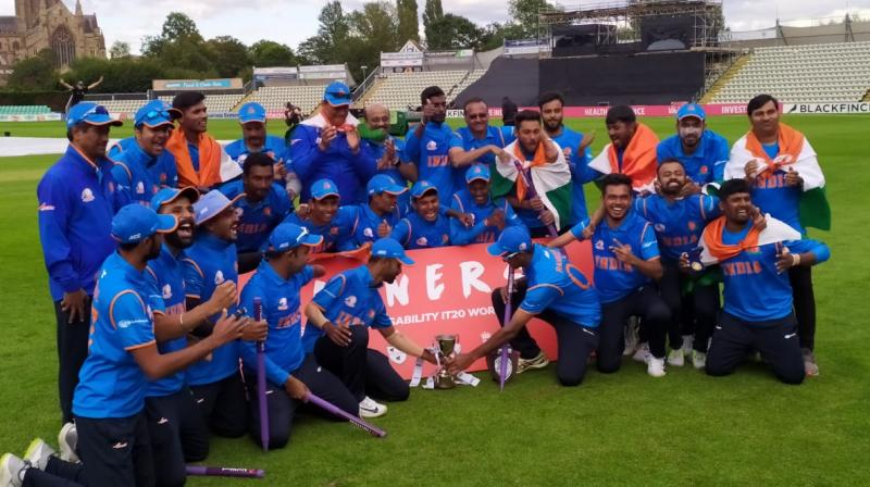 India beat England by 36 runs to lift Physical Disability World Series T20