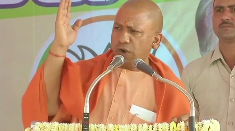Addressing another election rally at Tandur town of Vikarabad district, the Uttar Pradesh Chief Minister hit out at Asaduddin Owaisi-led AIMIM. (Photo: ANI | Twitter)