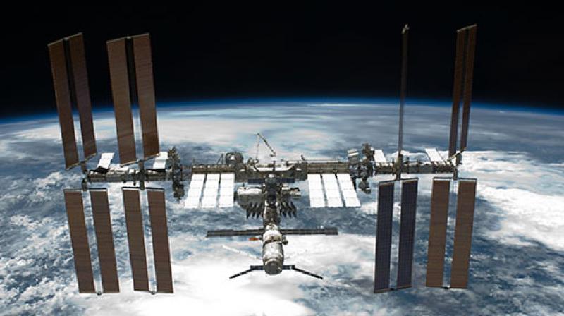 Astronauts aboard the International Space Station experience decreased physical fitness because of a decrease in the way oxygen moves through the body, according to a Kansas State University kinesiology study. Photo courtesy of NASA.