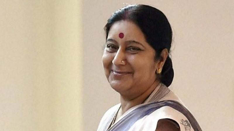 External affairs minister Sushma Swaraj