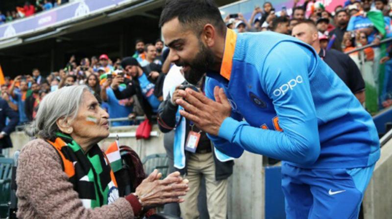 ICC CWC\19: Octogenarian fan says Kohli has promised match tickets