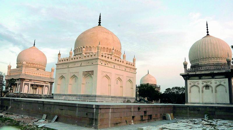 Qutb Shahi Tombs, one of the two heritage monuments, listed from Telangana for World Heritage List.