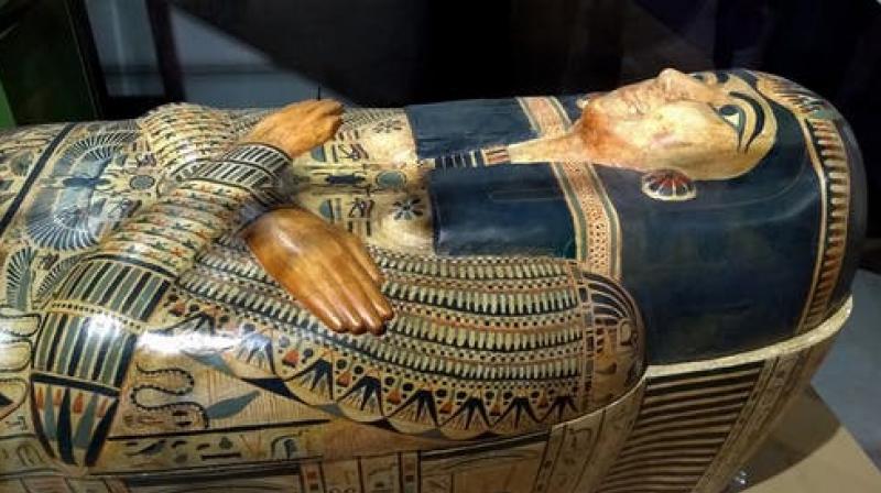 Golden coffin of ancient priest returns to Egypt