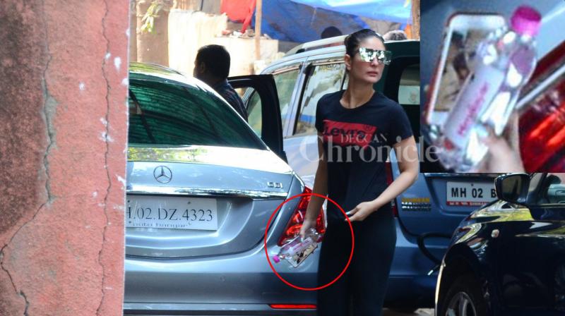 Kareena Kapoor Khan spotted outside her gym.