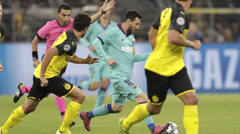 UCL 2019-20: Borussia Dortmund hold Barcelona to 0-0 draw