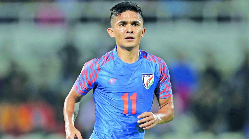 \I just have to be good example for players\: Sunil Chhetri