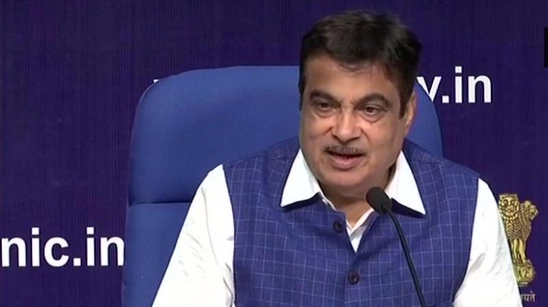Union Minister Nitin Gadkari on Wednesday clarified over his alleged statement that BJP made tall promises in 2014 elections. (Photo: Twitter | ANI)