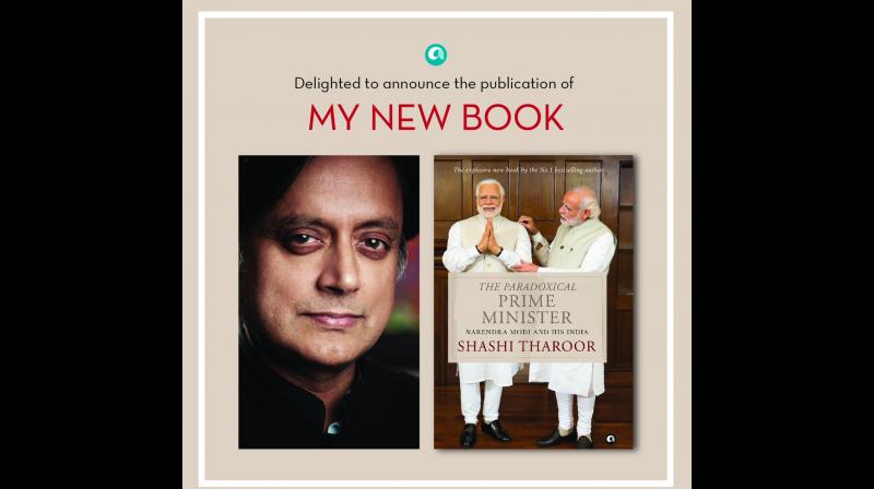 Shashi Tharoors book on Prime Minister Narendra Modi, The Paradoxical Prime Minister is currently available for pre-order on Amazon. (Photo: Twitter | @ShashiTharoor)