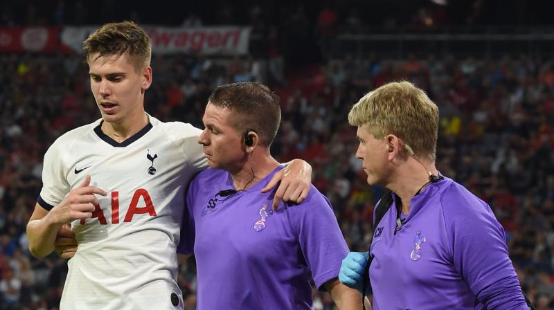 The 21-year old, who picked up an injury in the second half, was taken off on a stretcher. However, Tottenham managed to register a victory on penalties after the score ended on 2-2 after full-time.