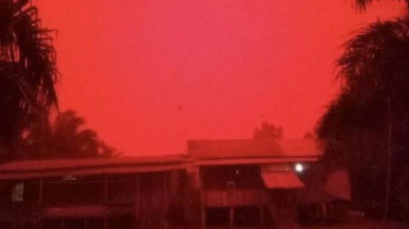 \This is not Mars\: Indonesia skies turn blood red after forest fires