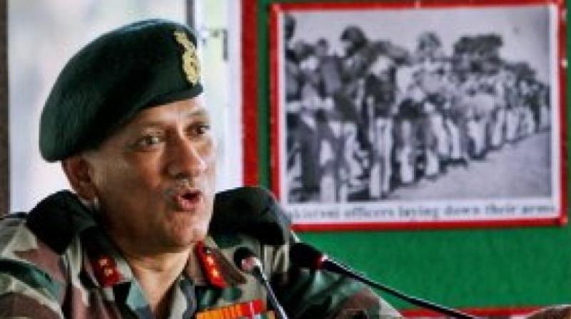 The NDA government on Saturday appointed Lieutenant General Bipin Rawat as the next chief of the India Army. (Photo: PTI)