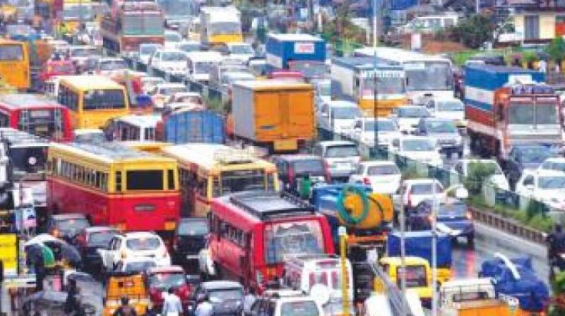 Traffic coming from Inorbit Mall will be diverted at I Labs U turn towards Cyber Towers and NCB Junction via Soft Sol junction (Representational Image)