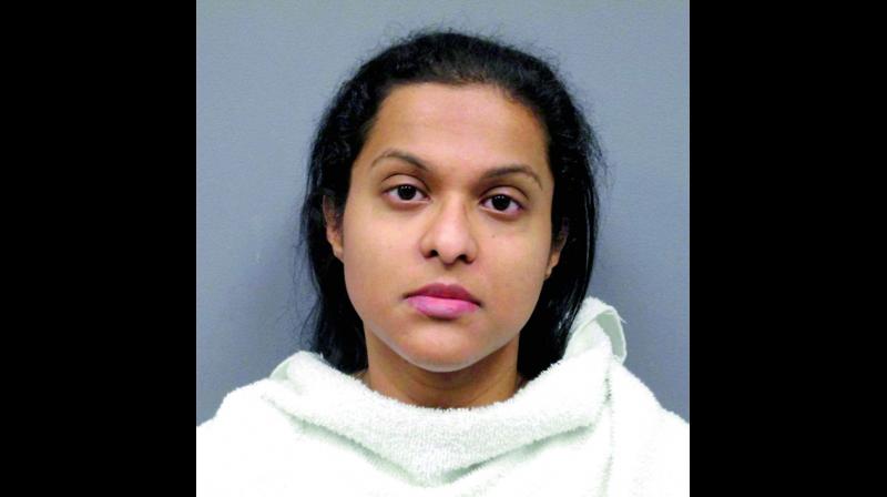 She is being held in the Richardson jail on a charge of abandoning or endangering a child, a state jail felony.