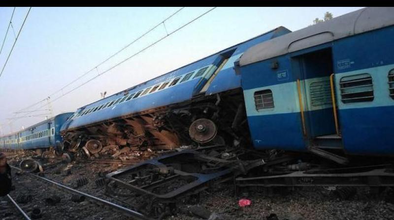 Thirteen coaches of the Patna-bound passenger train had derailed near Manikpur Railway Station in Uttar Pradesh on Friday. (Photo: PTI)