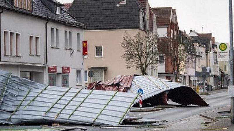 Storm Friederike batters Europe, kills 9, snaps air, train links