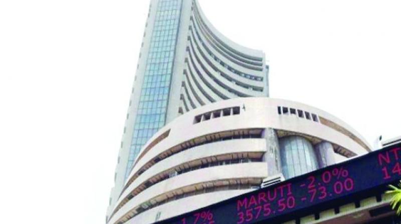 The Nifty closed the day at 10,666.55 losing 94 points or 0.87 per cent while the Sensex closed the day at 34,757.16, down 309.59 or 0.88 per cent.