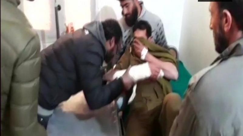 The police said that the militant Mushtaq Ahmed Chopan alias Haroon  was involved in two FIRs lodged at police station Tral under various sections the Unlawful Activities Prevention Act. (Photo: ANI)