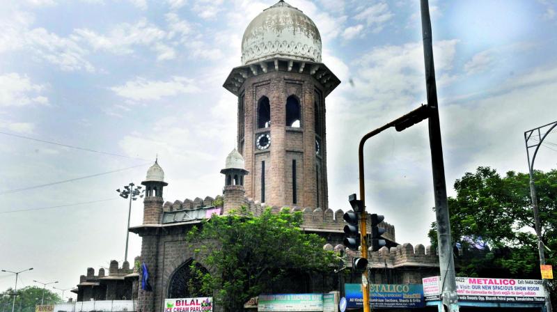 A file photo of the iconic Moazzam Jahi Market, photos of which were part of the exhibition organised by the Deccan Heritage Trust in partnership with Heritage Buffs at the Ibrahim Mahal during Nizam VIIs 132nd Birth Anniversary celebrations.