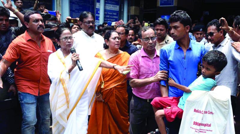 Political parties provoking docsâ€™ strike: Mamata Banerjee