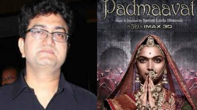 Prasoon Joshi has also been embroiled in the controversy surrounding 'Padmaavat.'
