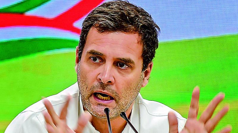 Rahul Gandhi slams TRS silence on Rafale, GST