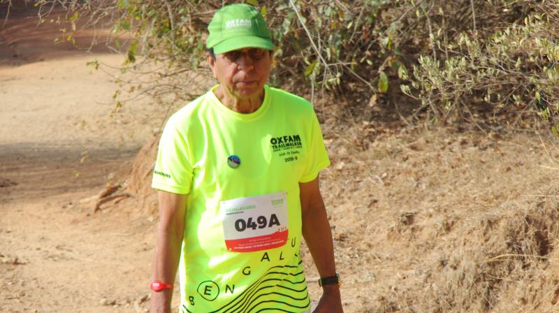 Meet BS Srikanth: The oldest walker at the Oxfam Trailwalker