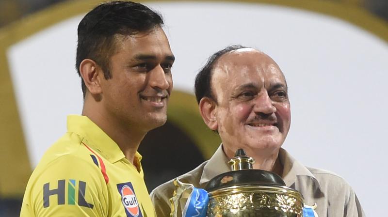 Making a comeback to IPL after completing a two-year suspension, Chennai Super Kings, under the leadership of MS Dhoni, clinched their third IPL title. (Photo: PTI)