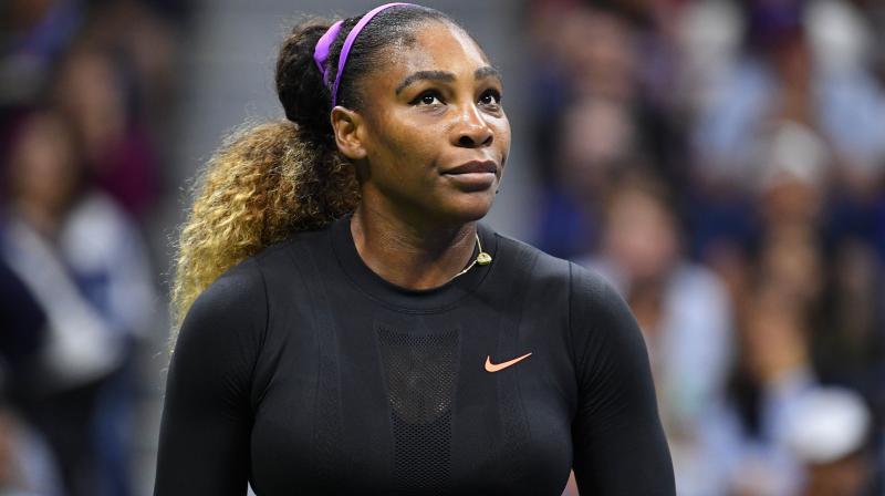 US Open: Serena Williams shrugs off Sharapova to storm into second round