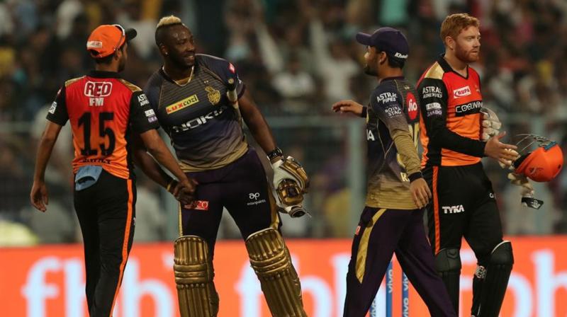 Kolkata Knight Riders defeated Sunrisers Hyderabad by six wickets to make a winning start to their IPL campaign at Eden Gardens on Sunday. (Photo: BCCI)
