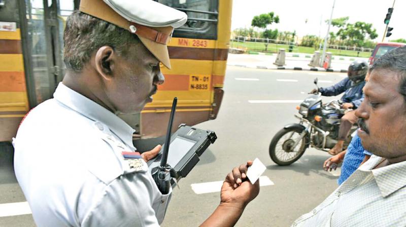 Hyderabad: Traffic cop sings to spread road safety