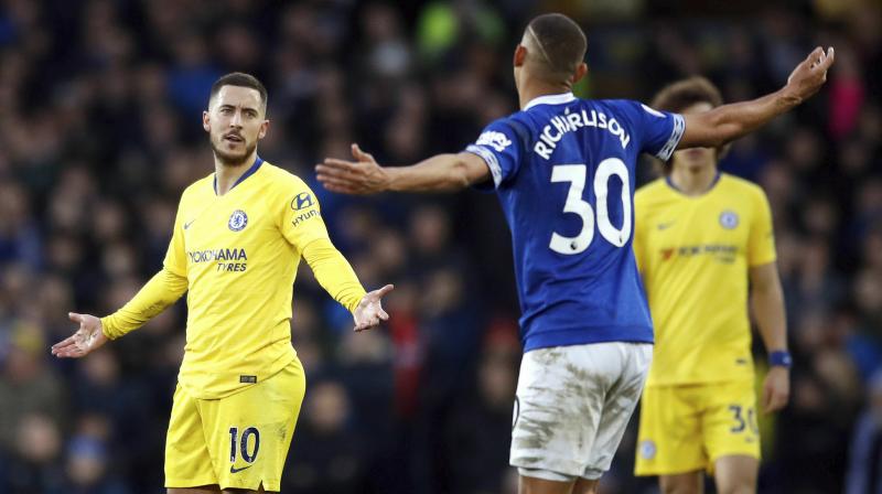 Everton nets two goals to dent Chelsea\s UCL ambitions