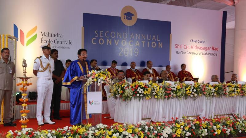 Governor of Maharashtra, awards degrees to 218 Engineering Graduates of MEC