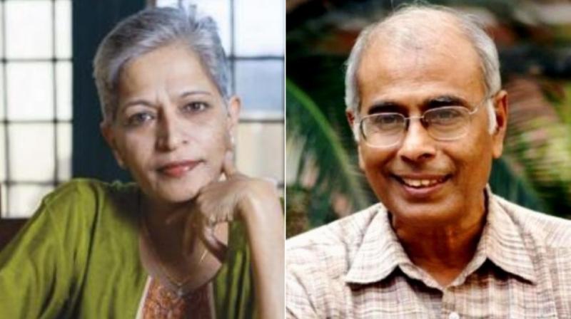 Gauri Lankesh, Narendra Dabholkar and MM Kalburgi were assassinated by members of this gang because they were raising their voice against the Hindu religion. (Photo: File | PTI)