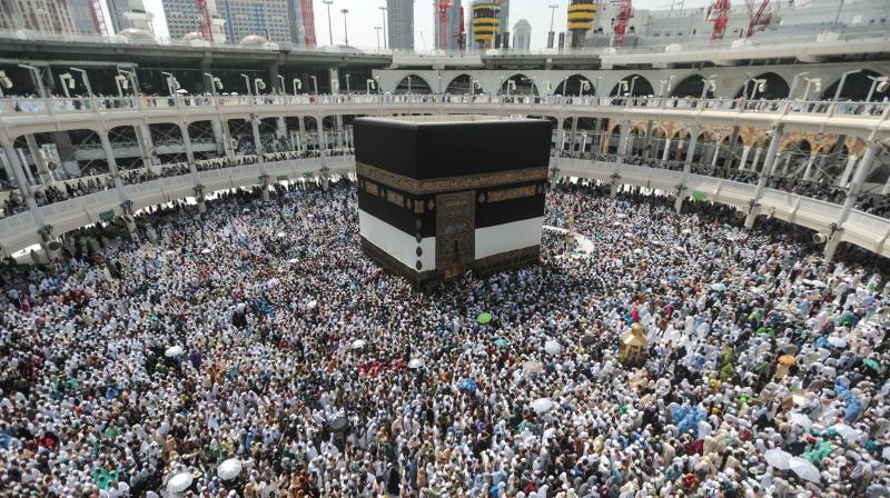 Around 800 pilgrims were due to leave Iran on three flights to nearby Medina on Sunday, the director of the hajj at Irans Haj and Pilgrimage Organisation, Nasrollah Farahmand told state media. (Photo: AP/Representational)