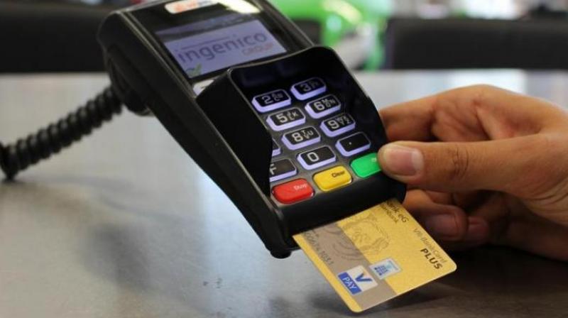 With ATMs shutting down at an alarming rate, customers have been forced to pay by card, even for smaller purchases, including grocery and wine stores. (Representational Image)