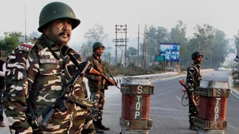 High alert sounded at security bases in Jammu&Kashmir