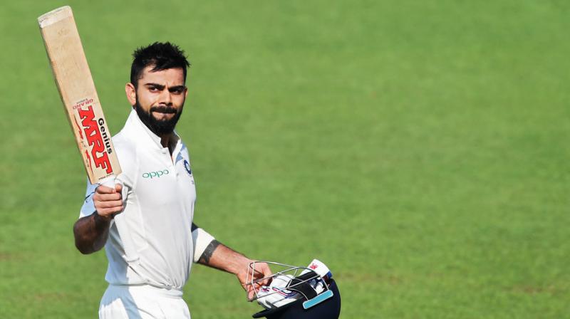 Virat Kohli is a record maker and a record breaker too. For Kohli, breaking records is like a matter of joke  be it in terms of runs scored or captaining the side. (Photo:AFP)
