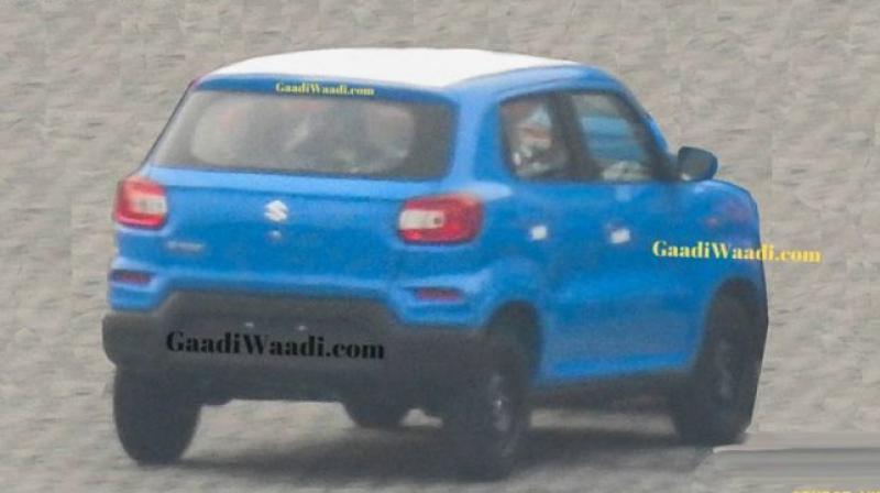Maruti S-Presso rear end design spied for the first time