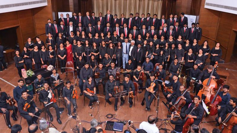 The MMA Choir and Symphony Orchestra perform on their 125th year inaugural.