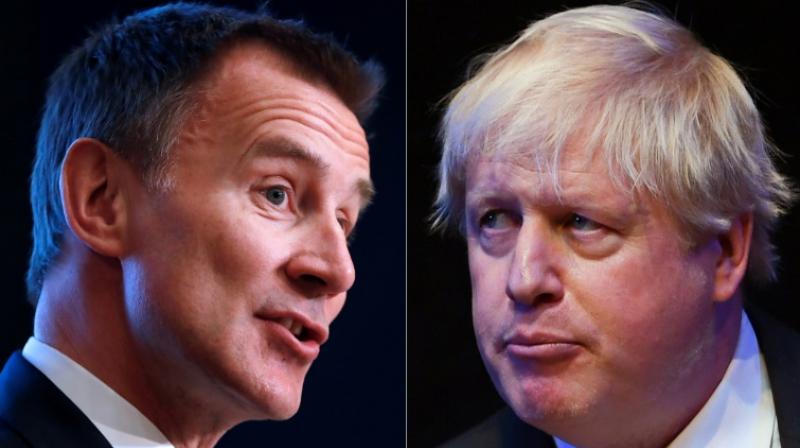 A month-long contest between former London mayor Johnson and Foreign Secretary Jeremy Hunt will end today. (Photo: AFP)