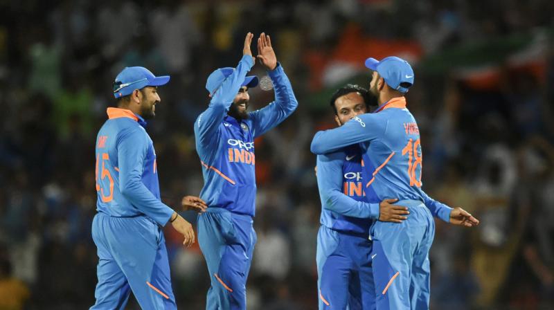 Virat Kohli-led Team India will look to seal the ODI series against Australia on Friday when the two teams lock horns for the third match. (Photo: PTI)