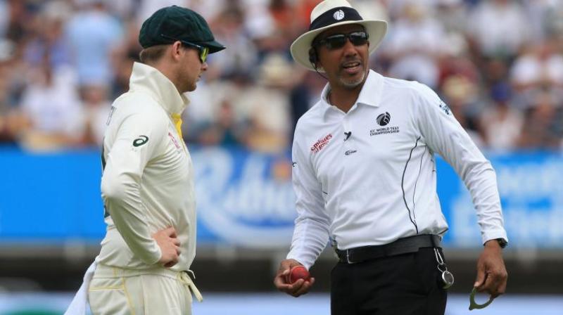 A series of umpiring howlers from Joel Wilson and Chris Gaffaney spoiled the entire tempo of the matches. (Photo: AFP)