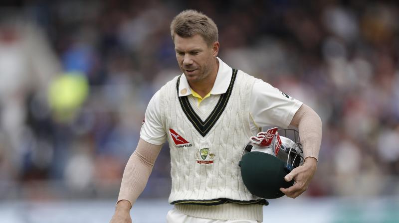 Australia batsman David Warner recorded his first pair in Test as he was bowled out for a duck in the second innings of the ongoing fourth Ashes Test against England on Saturday. (Photo: Twitter)