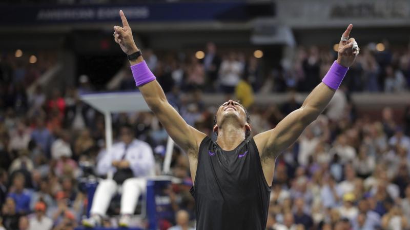 Not once since 1949 had a player come back from two sets down to win the U.S. Open final but Medvedev, cheered loudly by a crowd that booed him mercilessly earlier in the week, came close on the back of some brilliant tennis. (Photo: AP)