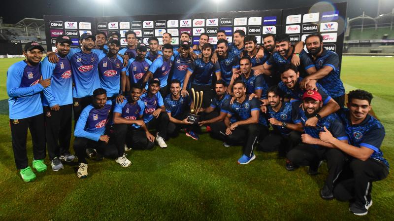 Bangladesh, Afghanistan share trophy as rain washes out final