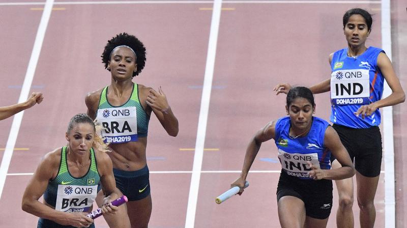 Indian 4x400m mixed relay team finishes 7th in World C\ships