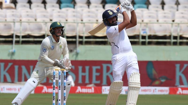 IND vs SA 1st Test: Rohit Sharma hits first century as Test opener