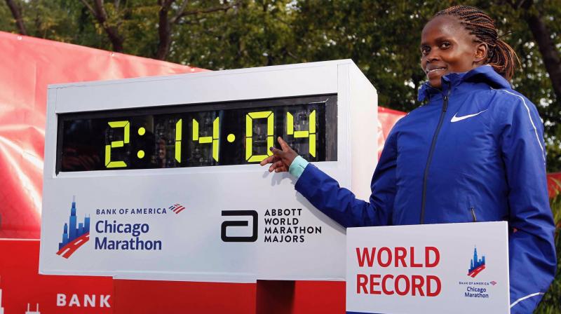 Another world-record broken! Brigid Kosgei becomes fastest woman in Chicago Marathon