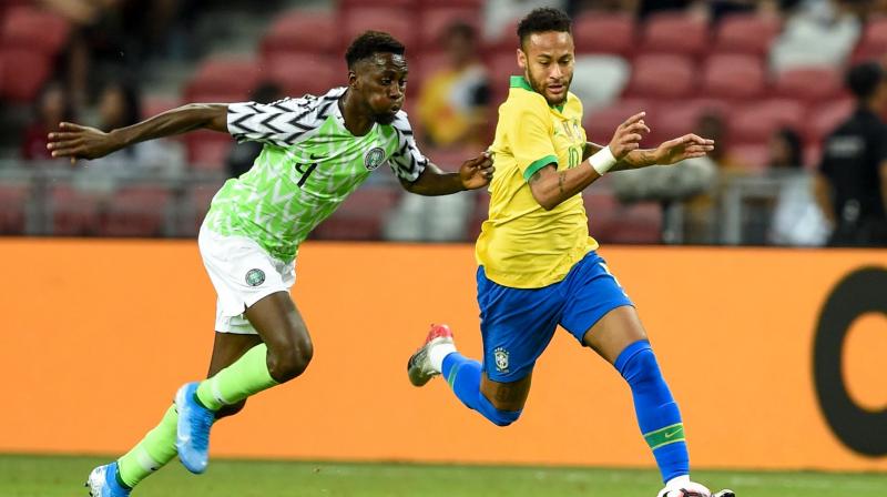 Neymar injured as Brazil draw 1-1 with Nigeria in friendly